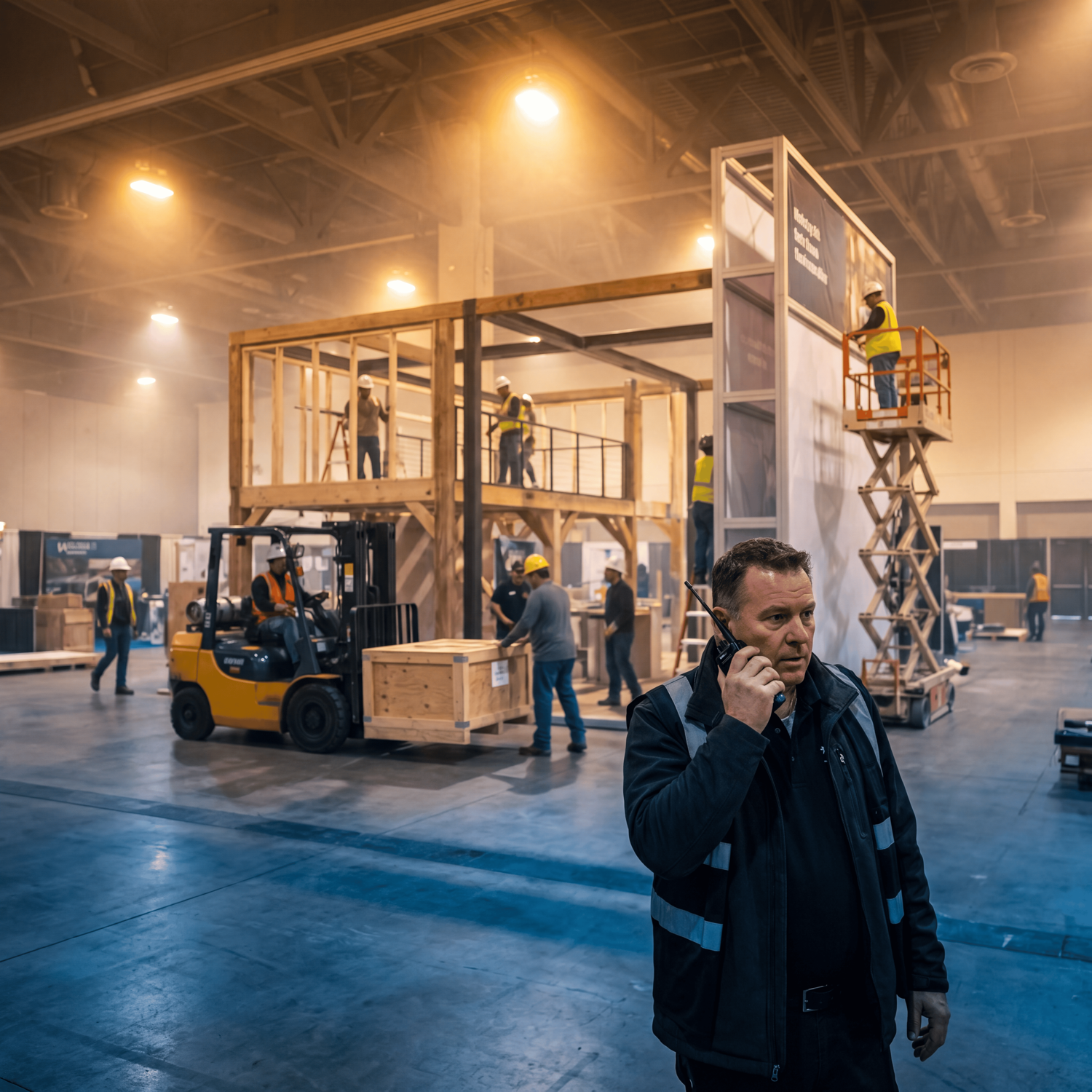 Custom booth build