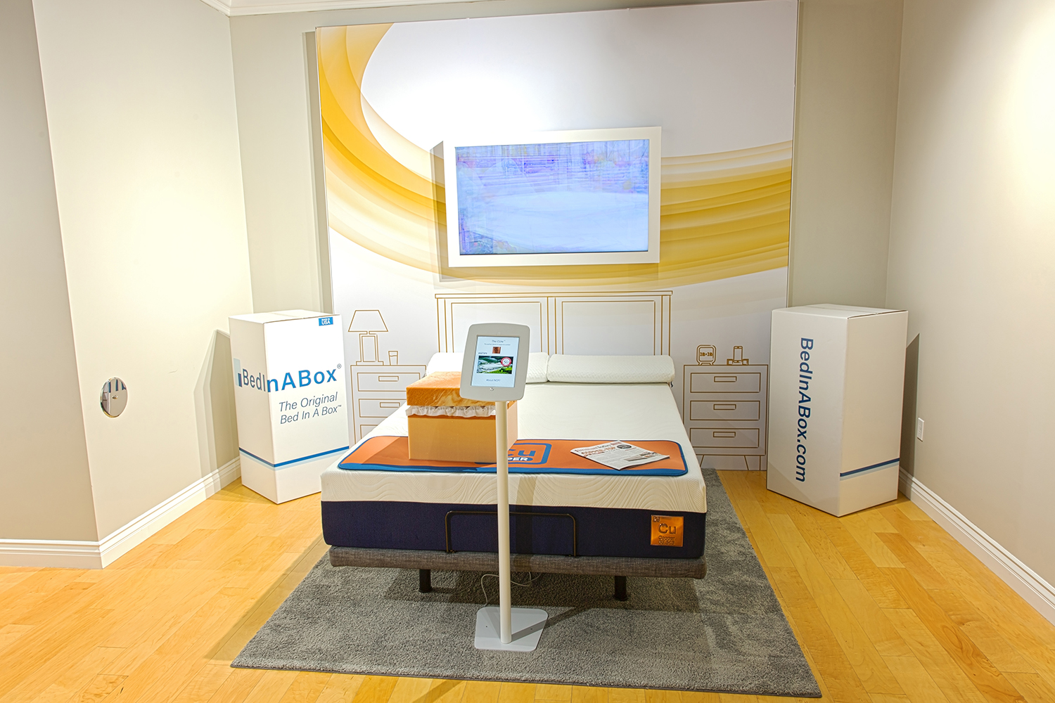 NCFI / BedInABox — on the show floor