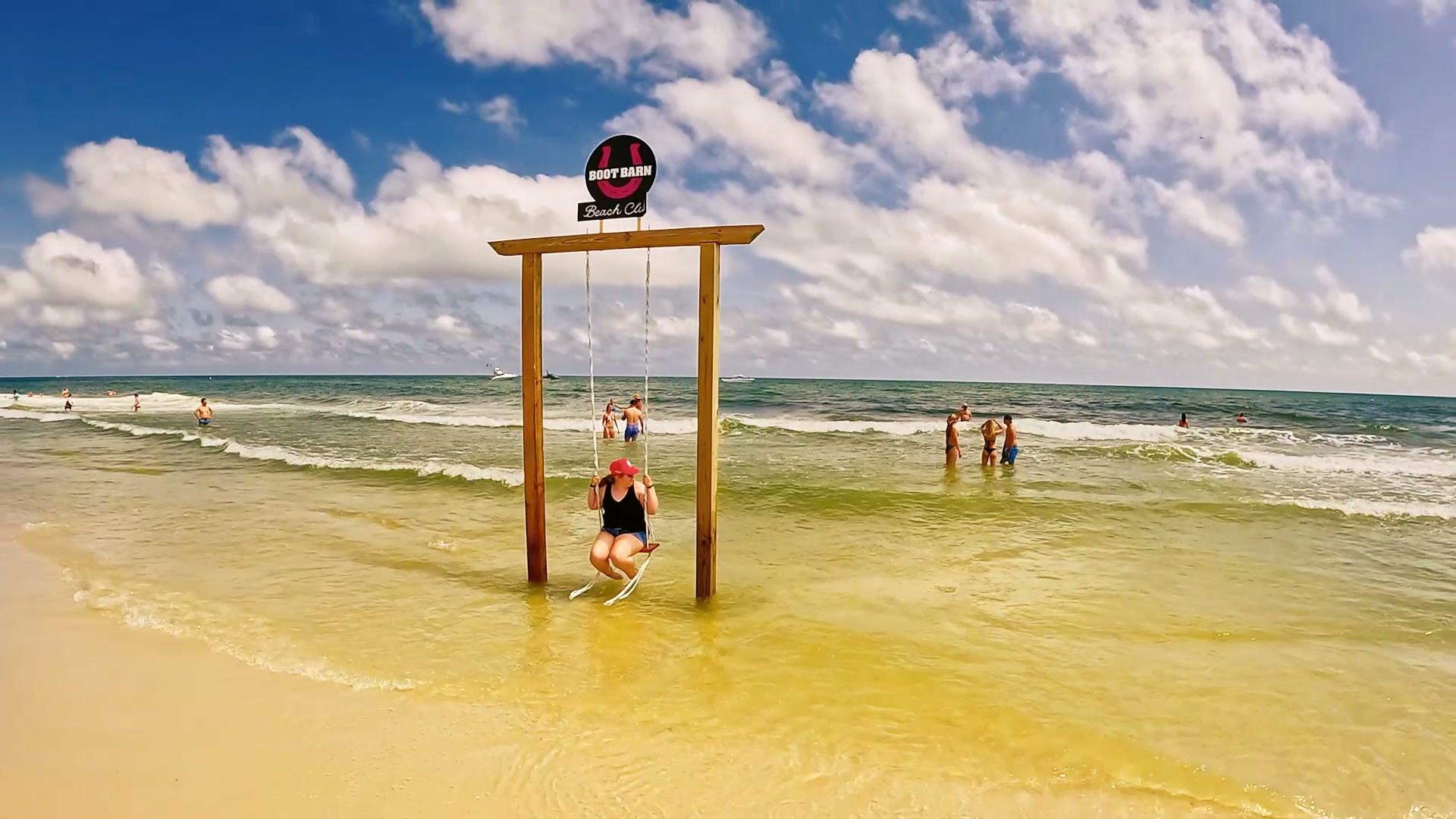 Boot Barn Beach Club — on the show floor