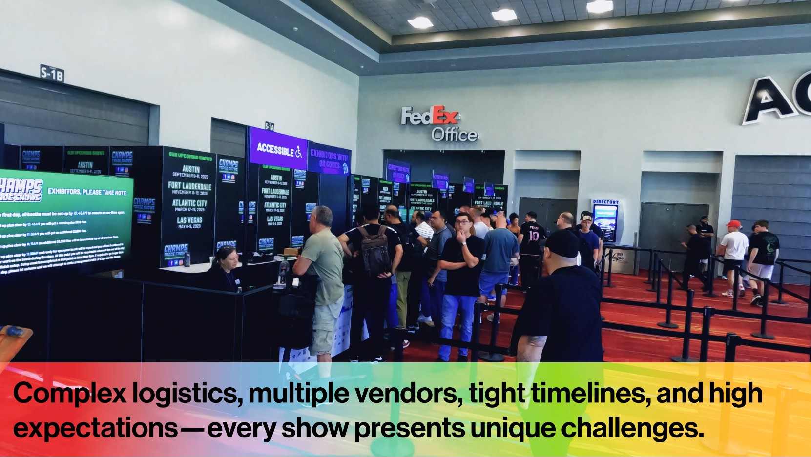 CHAMPS Trade Shows — CHAMPS Trade Shows exhibit build