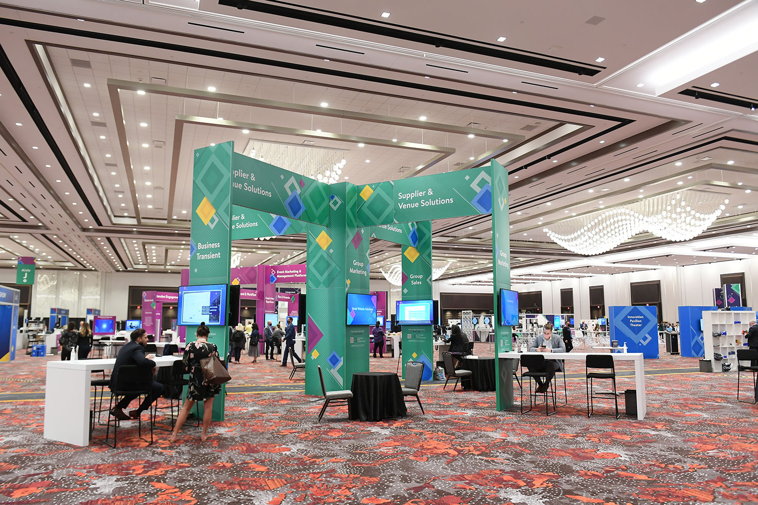 CVENT Connect — on the show floor