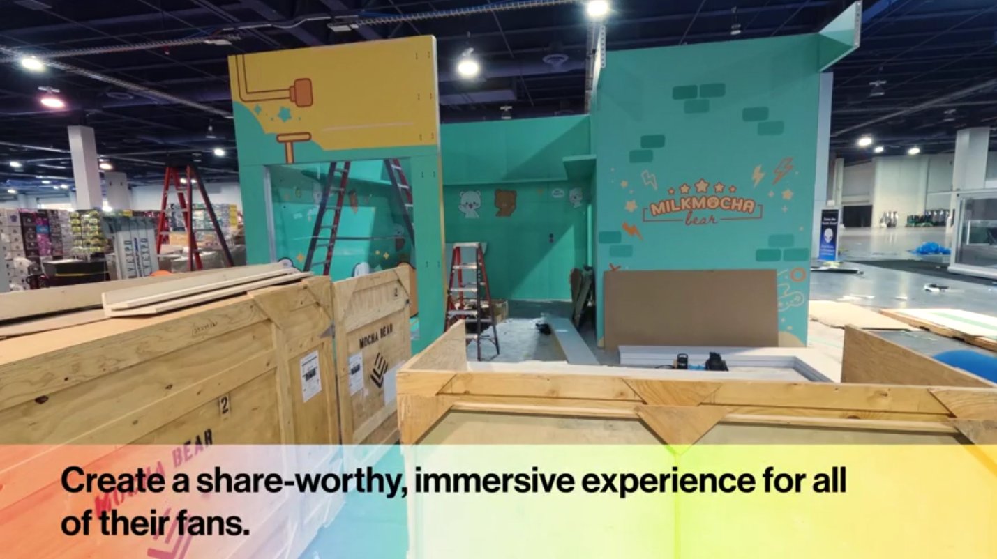 Milk Mocha Bear — Milk Mocha Bear exhibit build