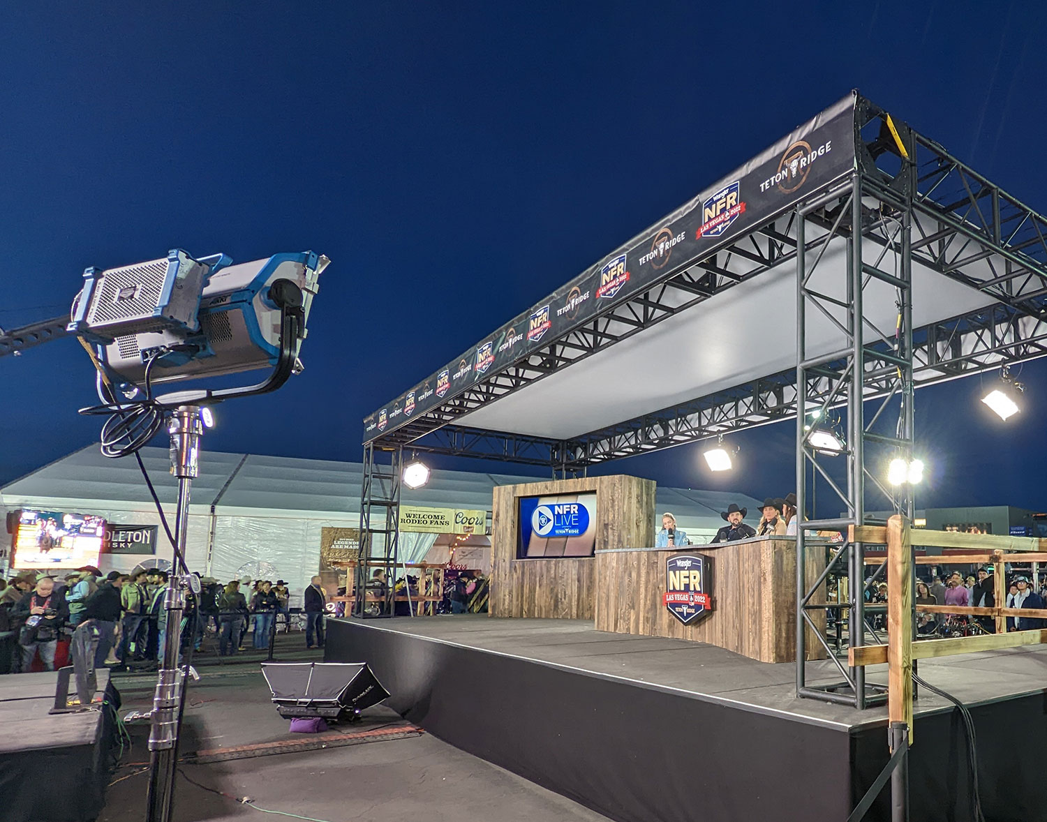 National Finals Rodeo — Teton Ridge exhibit build