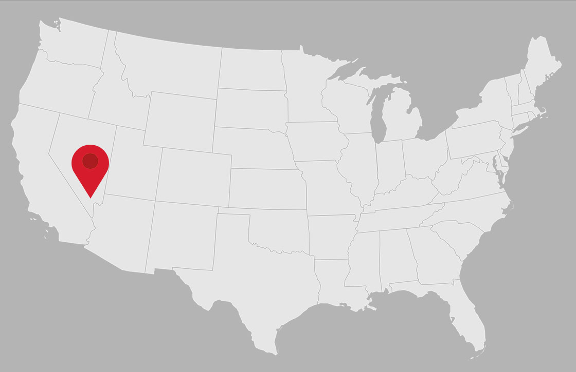 Las Vegas location map